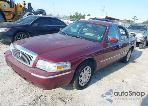 2008 Mercury Grand Marquis Gs from USA, damaged, VIN 2MEFM74V48X610427